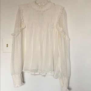 Babydoll long sleeved top